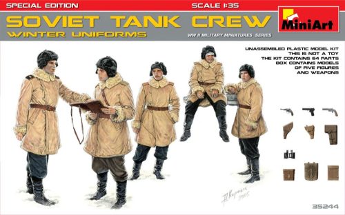 Miniart Soviet Tank Crew (Winter Uniforms)Specia Edition 1:35 (35244)
