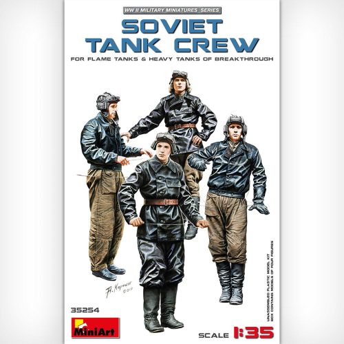 Miniart Soviet Tank Crew for Flame Tanks& Heavy Tanks of Breakthrough 1:35 (35254)