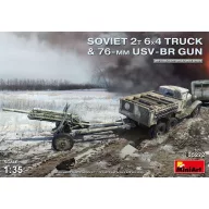 MiniArt Soviet 2t 6x4 Truck w.76mm USV-BR Gun 1:35 (35272)