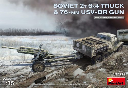 Miniart Soviet 2t 6x4 Truck w.76mm USV-BR Gun 1:35 (35272)