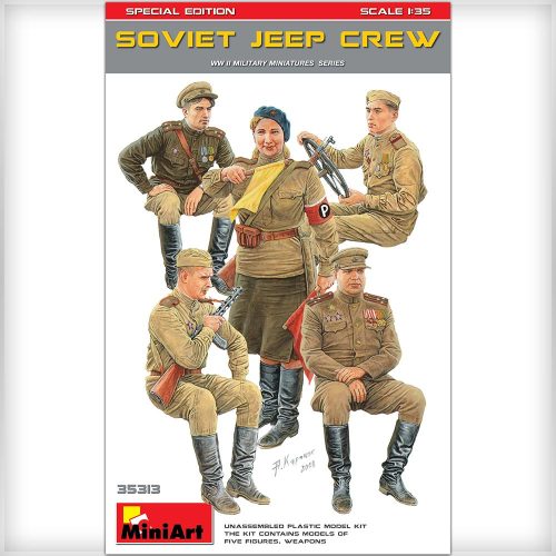 Miniart Soviet Jeep Crew. Special Edition 1:35 (35313)