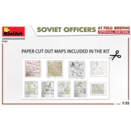  MiniArt Soviet Officers At Field Briefing Special Edition 1:35 (35365)