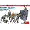 MiniArt German Soldiers w/ Fuel Drums. Special Edition (35041 & 35597 6 drums) 1:35 (35366)
