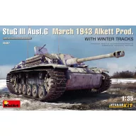   MiniArt StuG III Ausf. G March 1943 Alkett Prod w/Winter Tracks. Interior Kit 1:32 (35367)