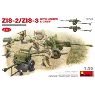 MiniArt ZIS-2/ZIS-3 With LIMBER & CREW. 2 IN 1 1:35 (35369)