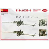 MiniArt ZIS-2/ZIS-3 With LIMBER & CREW. 2 IN 1 1:35 (35369)