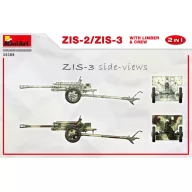 MiniArt ZIS-2/ZIS-3 With LIMBER & CREW. 2 IN 1 1:35 (35369)
