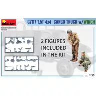 MiniArt 1,5t 4x4 G7117 Cargo Truck w/Winch 1:35 (35389)