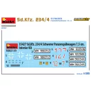 MiniArt Sd.Kfz. 234/4 Schwerer Panzerspahwagen 7,5 cm. Interior Kit 1:35 (35427)