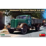   MiniArt German 3t Cargo Truck 3,6-36S. Pritsche-Normal-Type. Military Service 1:35 (35442)