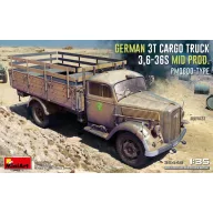  MiniArt German 3t Cargo Truck 3,6-36S Mid Prod. PmQ600-Type 1:35 (35449)