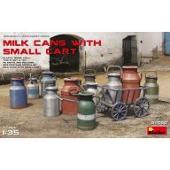 MiniArt Milk Cans with Small Cart 1:35 (35580)