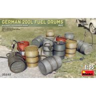 MiniArt German 200L Fuel Drum Set WW2 1:35 (35597)