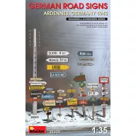   MiniArt German Road Signs WW2 (Ardennes, Germany 1945) 1:35 (35609)
