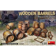 MiniArt Wooden Barrels. Medium Size 1:35 (35630)