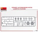MiniArt Street Accessories With Lamps & Clocks 1:35 (35639)