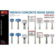   MiniArt French Concrete Road Signs 1930-40's. North & East 1:35 (35674)