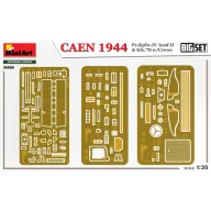  MiniArt Caen 1944: Pz.Kpfw.IV Ausf.H & Kfz.70 w/Crews. Big Set 1:35 (36066)