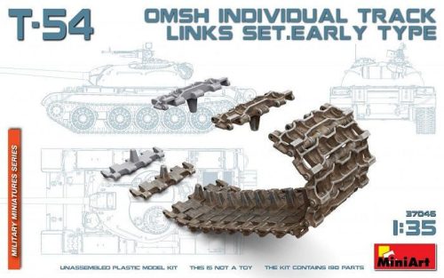 Miniart T-54 OMSh Individual Track Links Set. Early Type 1:35 (37046)
