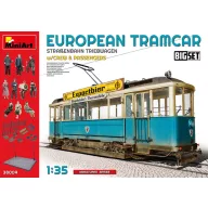 MiniArt European Tramcar with Crew & Passengers 1:35 (38009)