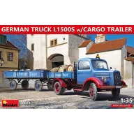 MiniArt German Truck L1500S W/Cargo Trailer 1:35 (38023)