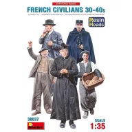   MiniArt French Civilians '30-'40s. Resin Heads 1:35 (38037)