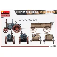 MiniArt European Agricultural Tractor with Cart 1:35 (38055)