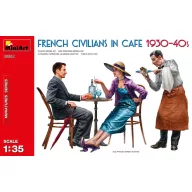 MiniArt French Civilians in Cafe 1930-40s 1:35 (38062)