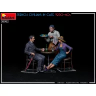 MiniArt French Civilians in Cafe 1930-40s 1:35 (38062)