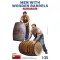 MiniArt Men with Wooden Barrels 1:35 (38070)