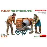 MiniArt WORKERS WITH CONCRETE MIXER 1:35 (38077)