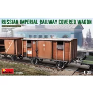 MiniArt Russian Imperial Railway Covered Wagon 1:35 (39002)