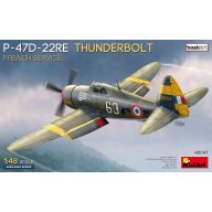   MiniArt P-47D-22RE Thunderbolt. French Service. Basic Kit 1:48 (48047)