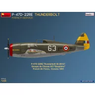   MiniArt P-47D-22RE Thunderbolt. French Service. Basic Kit 1:48 (48047)