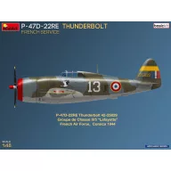   MiniArt P-47D-22RE Thunderbolt. French Service. Basic Kit 1:48 (48047)