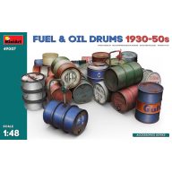 MiniArt Fuel & Oil Drums 1930-50s 1:48 (49007)