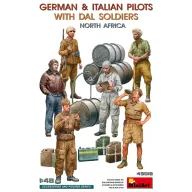  MiniArt German & Italian Pilots w/DAL Soldiers. North Africa 1:48 (49018)