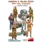 MiniArt German & Italian Pilots w/DAL Soldiers. North Africa 1:48 (49018)