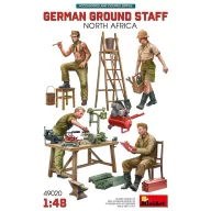   MiniArt German Ground Staff w/Accessories. North Africa 1:48 (49020)