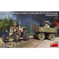   MiniArt German Tractor with Fla-MG151/20 Drillingslafette Auf Sd.Anh.Ost 1:35 (53008)