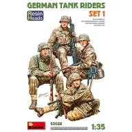 MiniArt German Tank Riders Set 1. Resin Heads 1:35 (53022)