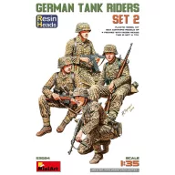 MiniArt German Tank Riders Set 2. Resin Heads 1:35 (53024)