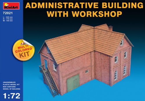Miniart Administrative Building with Workshop 1:72 (72021)
