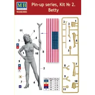 Master Box Pin-up series, Kit No.2 Betty 1:24 (MB24002)