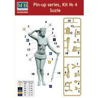 Master Box Pin-up series,Kit No.4 Suzie 1:24 (MB24004)
