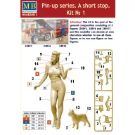   Master Box Pin-up series.A short stop.Kit No.1 1:24 (MB24015)