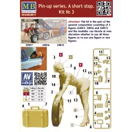   Master Box Pin-up series.A short stop.Kit No.3 1:24 (MB24017)