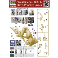   Master Box Truckers series.Kitty(Princess) Jemes 1:24 (MB24046)