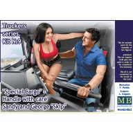   Master Box Truckers seriesSpecial CargoHandle wit care!Sandy and George 1:24 (MB24062)