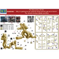   Master Box The Heist series,Kit#2. The Johnson brothers (Bobby and Billy) 1:24 (MB24065)